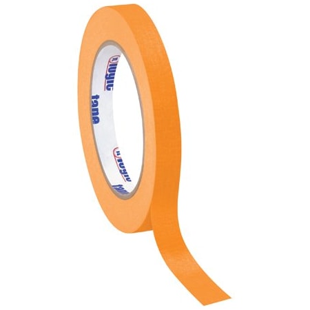 Tape Logic 1/2'' x 60 yds. Orange Tape Logic Masking Tape, 72PK T933003D